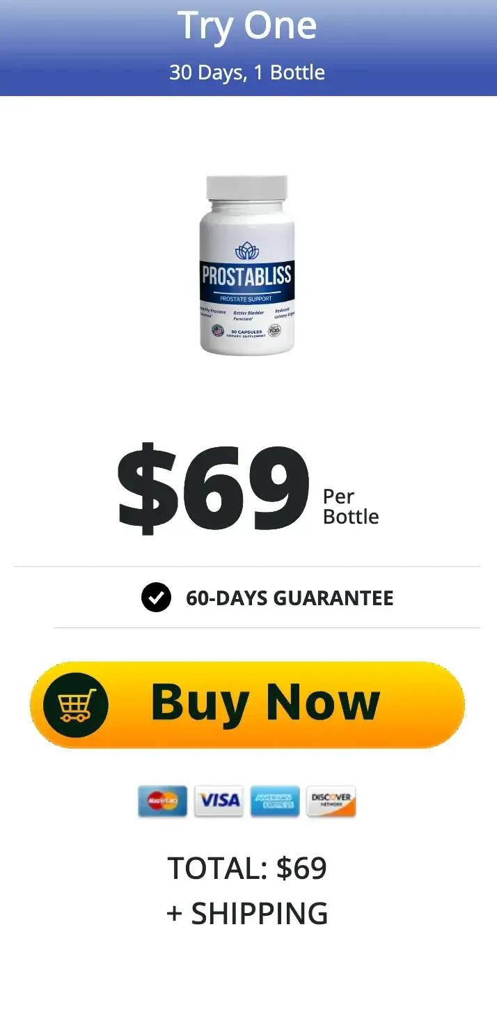 ProstaBliss 1-Bottle Price